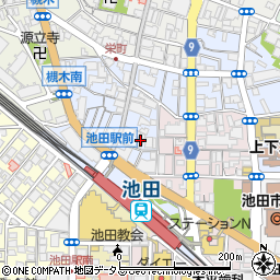 池田介護サービス訪問介護周辺の地図