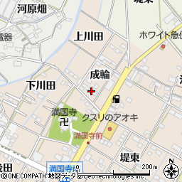 愛知県西尾市一色町味浜成輪12周辺の地図