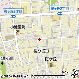 大阪府箕面市桜ケ丘周辺の地図