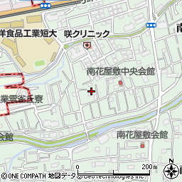 兵庫県川西市南花屋敷4丁目12周辺の地図