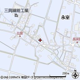 兵庫県加古川市志方町永室671周辺の地図