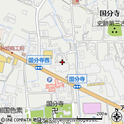 兵庫県姫路市御国野町国分寺165-20周辺の地図
