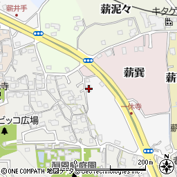 京都府京田辺市薪石ノ前周辺の地図