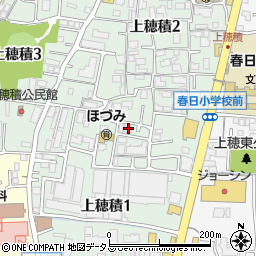 大阪府茨木市上穂積2丁目2周辺の地図