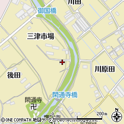 愛知県豊川市為当町三津市場35-1周辺の地図