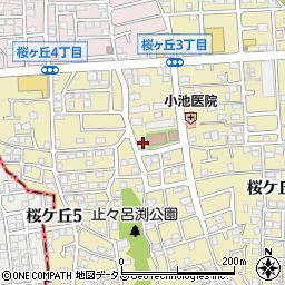 紅葉山新稲寺周辺の地図