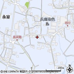 兵庫県加古川市志方町永室244周辺の地図