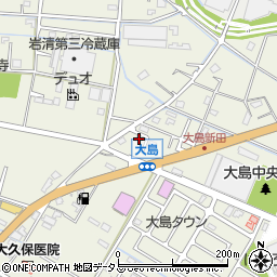 静岡県焼津市大島780周辺の地図