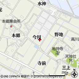 愛知県豊川市三上町まま下周辺の地図