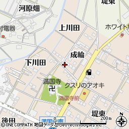 愛知県西尾市一色町味浜成輪13周辺の地図