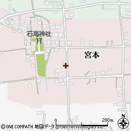 兵庫県揖保郡太子町宮本周辺の地図
