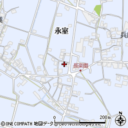 兵庫県加古川市志方町永室452周辺の地図