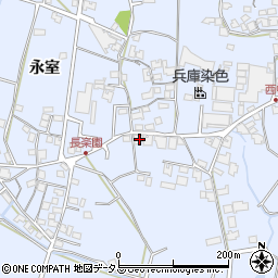 兵庫県加古川市志方町永室250周辺の地図