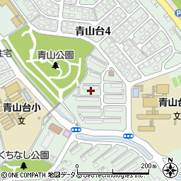 大阪府吹田市青山台4丁目3周辺の地図