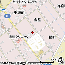 愛知県豊川市御津町広石金堂114周辺の地図