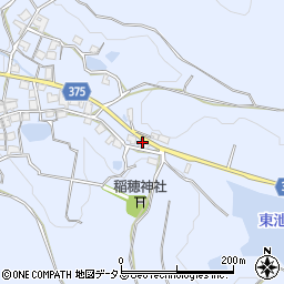 兵庫県加古川市平荘町磐483-1周辺の地図