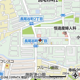 大阪府枚方市長尾谷町3丁目周辺の地図