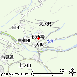 愛知県豊橋市石巻中山町役所場周辺の地図