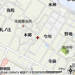 愛知県豊川市三上町兼帯28周辺の地図