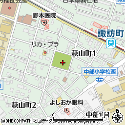 萩山公園周辺の地図