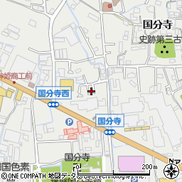 兵庫県姫路市御国野町国分寺165周辺の地図