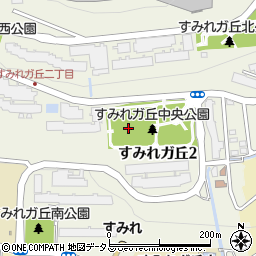 兵庫県宝塚市すみれガ丘周辺の地図