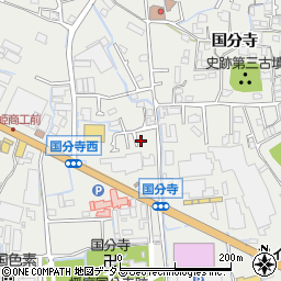 兵庫県姫路市御国野町国分寺165-12周辺の地図