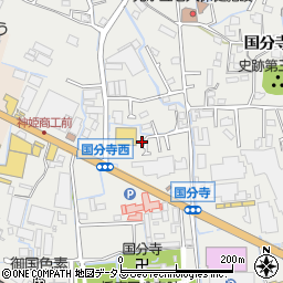 兵庫県姫路市御国野町国分寺164-3周辺の地図