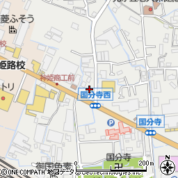 ファミリーマート姫路国分寺店周辺の地図
