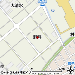 愛知県豊川市白鳥町野畔周辺の地図