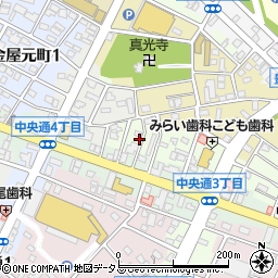 愛知県豊川市若宮町周辺の地図