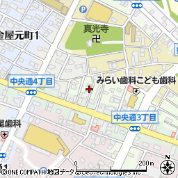 愛知県豊川市若宮町周辺の地図