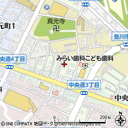 愛知県豊川市若宮町53-1周辺の地図