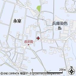 兵庫県加古川市志方町永室291周辺の地図