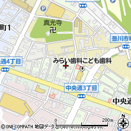 愛知県豊川市若宮町52周辺の地図