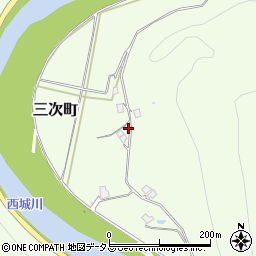 広島県三次市三次町662-2周辺の地図