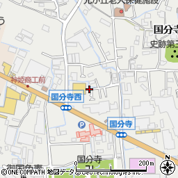 兵庫県姫路市御国野町国分寺164-2周辺の地図
