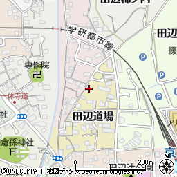 京都府京田辺市田辺道場44周辺の地図