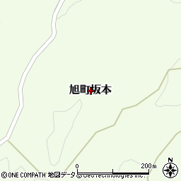 島根県浜田市旭町坂本周辺の地図