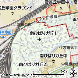 〒665-0811 兵庫県宝塚市南ひばりガ丘の地図