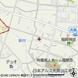 静岡県焼津市大島530周辺の地図