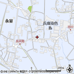 兵庫県加古川市志方町永室252周辺の地図