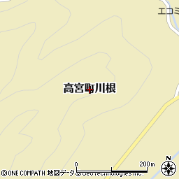 広島県安芸高田市高宮町川根周辺の地図