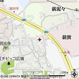 京都府京田辺市薪里ノ内63-3周辺の地図