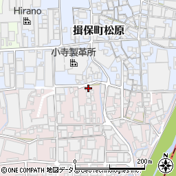 兵庫県たつの市揖保町東用119-2周辺の地図