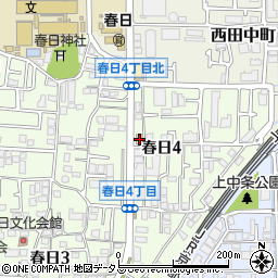 ミニストップ茨木春日店周辺の地図