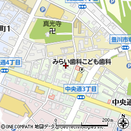 愛知県豊川市若宮町52-1周辺の地図