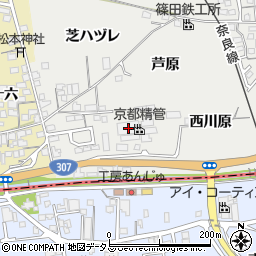 京都府城陽市市辺西川原84-2周辺の地図