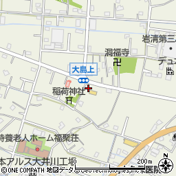 静岡県焼津市大島597周辺の地図