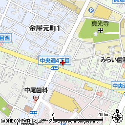 ガスト豊川中央通店周辺の地図